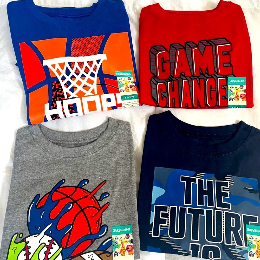 NEW Boys Garanimals 5T Tees